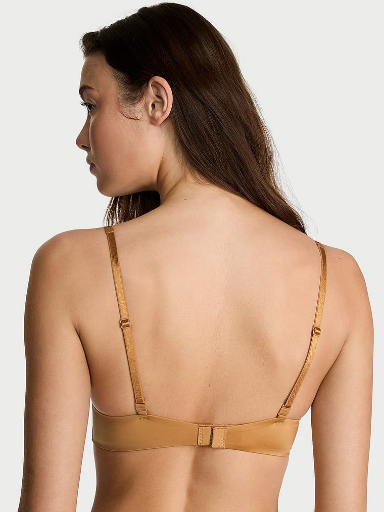 Sutiene push-up cu elemente lucioase Gradient Shine Cradle. Produsul este de culoare maro și provine din colecția Very Sexy.