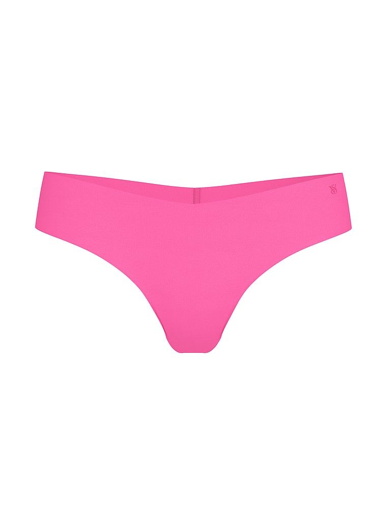 Tanga fără sudură fără prezentare. Produsul este de culoare roz și provine din colecția No-Show.