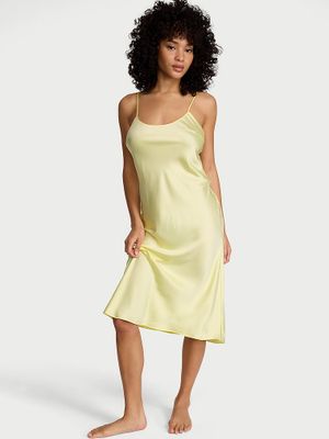 Victoria's Secret Rochie midi tip slip din satin