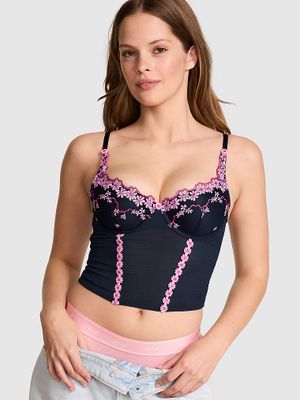 Top corset ușor căptușit scoop PINK Wink