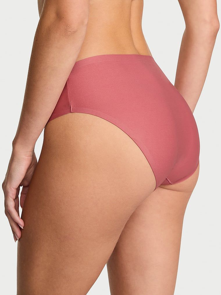 Chiloți de bikini din microfibră Flex. Produsul este roz și provine din colecția Body by Victoria.