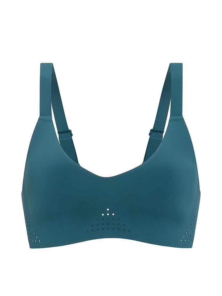 Sutiene sport cu decolteu în V VSX Featherweight. Produsul este de culoare albastră și provine din colecția VSX.