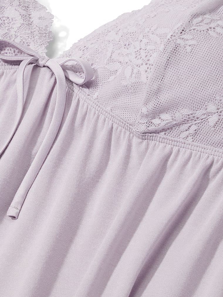 Pijamale modale - o bluză cu bretele și pantaloni lungi SoSoft. Produsul este de culoare mov și provine din colecția Victoria's Secret.