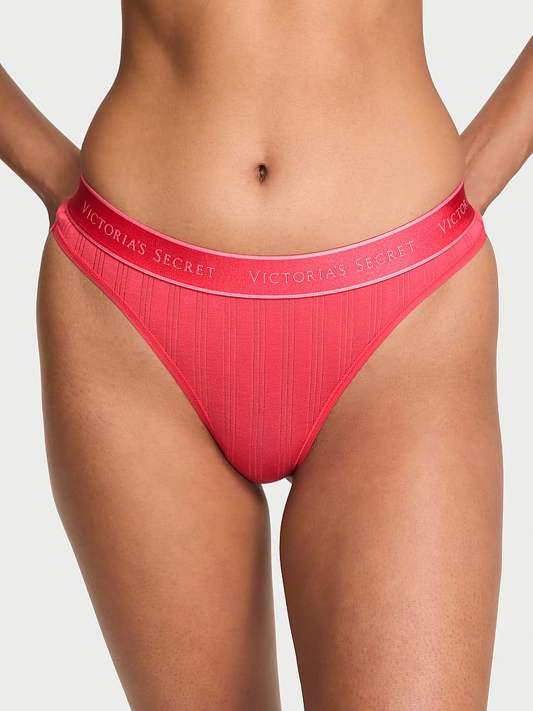Cotton SoSoft Chiloți Tanga cu logo, din modal ultra-fin