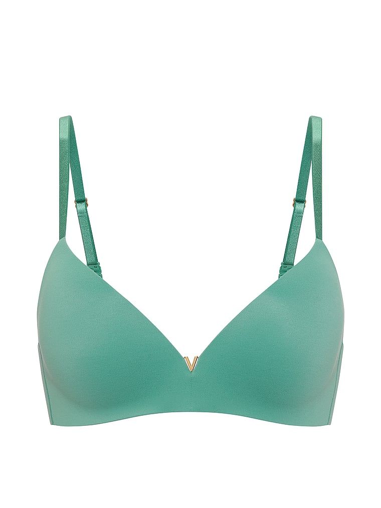 Sutien push-up fără sârmă. Produsul este albastru și provine din colecția Love Cloud.
