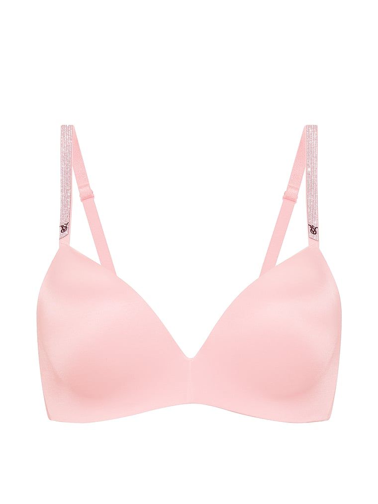 Sutien push-up fără bretea So Obseded Shine cu sârmă. Produsul este roz și provine din colecția Very Sexy.