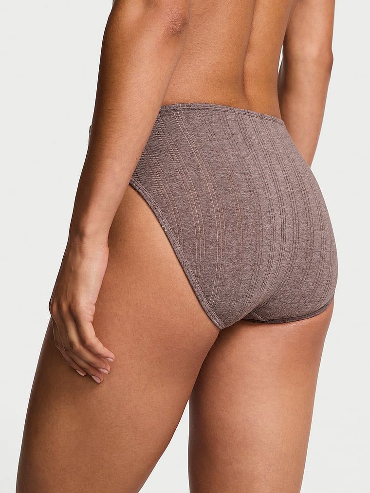 Chiloți modali cu picioare înalte, Ultra-Fine Brief. Produsul este de culoare maro și provine din colecția Victoria's Secret.