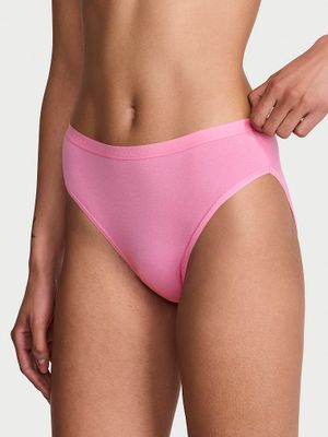 Victoria's Secret Chiloți cu talie înaltă din bumbac extensibil