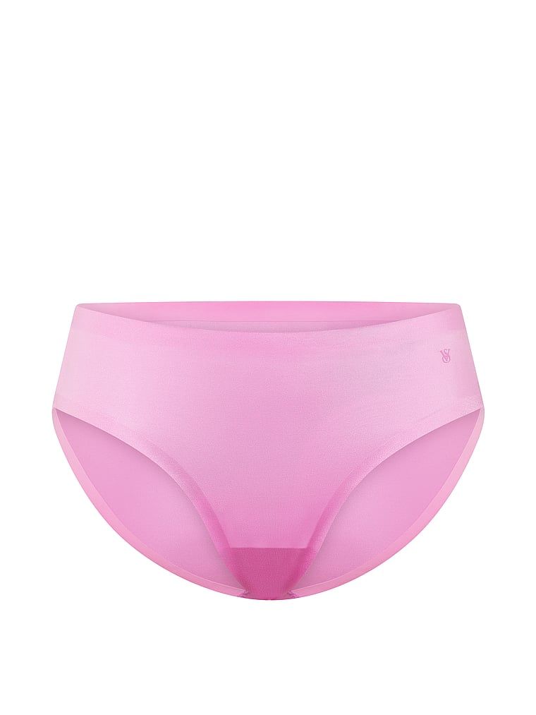 Chiloți de bikini cu talie medie, fără apariție. Produsul este roz și provine din colecția No-Show.