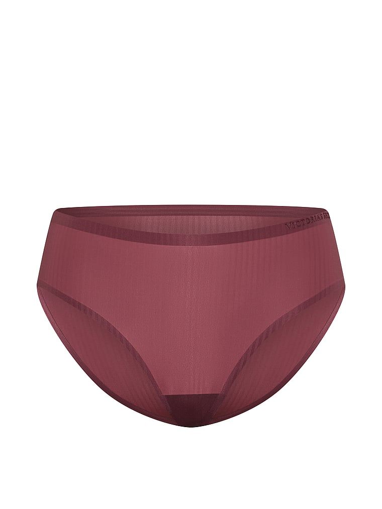 Chiloți de bikini cu dungi Flex Shadow. Produsul este roz și provine din colecția Body by Victoria.