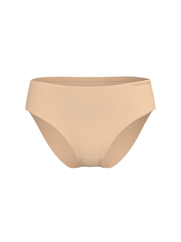 Chiloți bikini flexibili din microfibră. Produsul este bej și provine din colecția Body by Victoria.