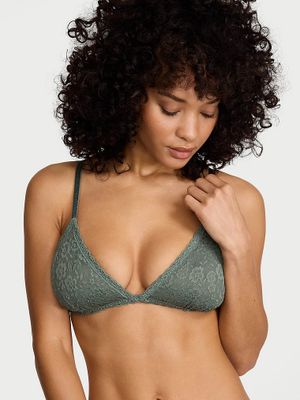 Victoria's Secret Bustieră Bralette Lacie triunghiulară fără căptușeală