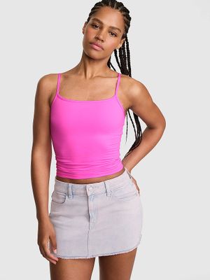 Top cu bretele PINK Base Stretch