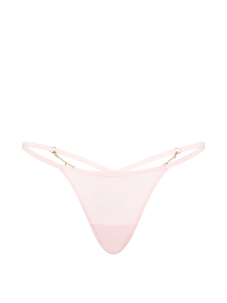 Tanga cu un lanț pe spate Charm. Produsul este roz și provine din colecția Very Sexy.