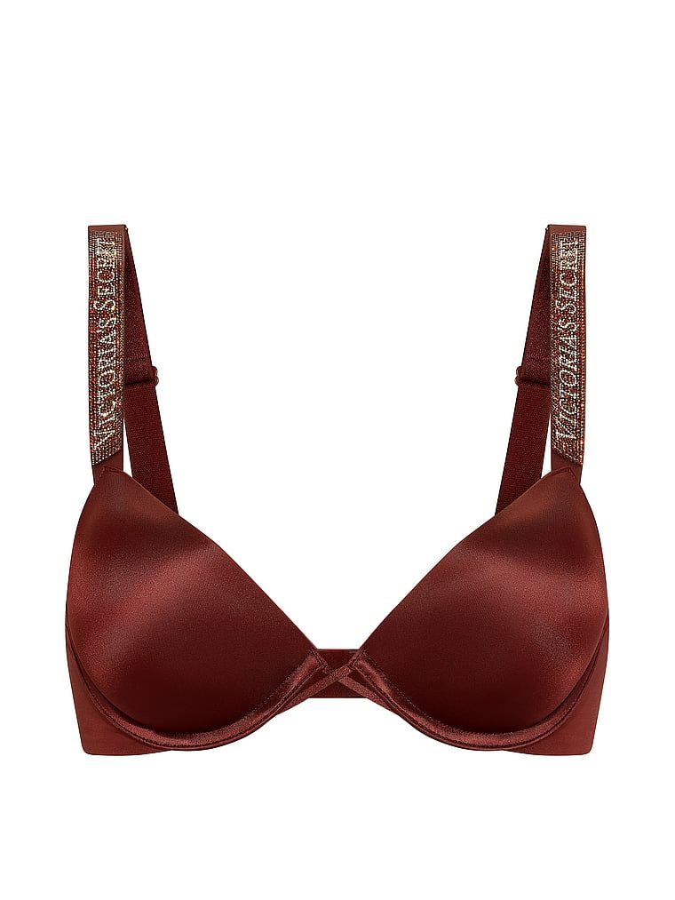 Sutien push-up Shine Strap. Produsul este modelat și provine din colecția Very Sexy.