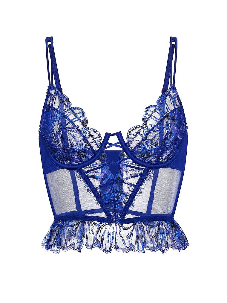 Sutien floral de petrecere. Produsul este modelat și provine din colecția Very Sexy.
