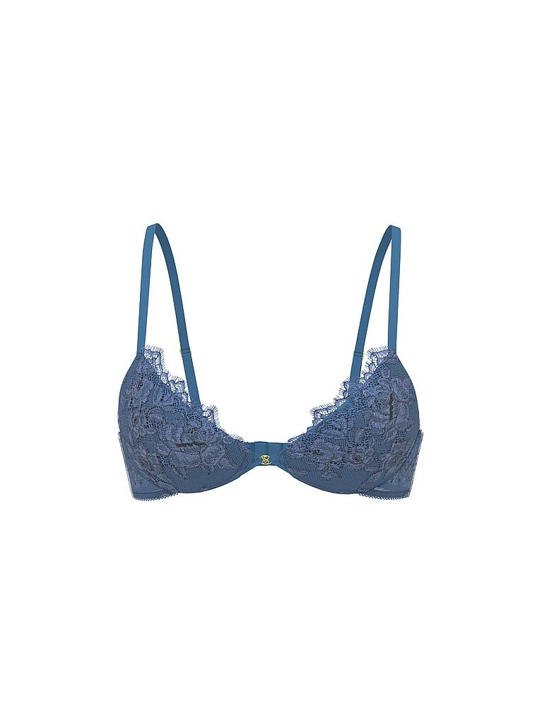 Sutien push-up din dantelă Denim. Produsul este multicolor și provine din colecția Very Sexy.