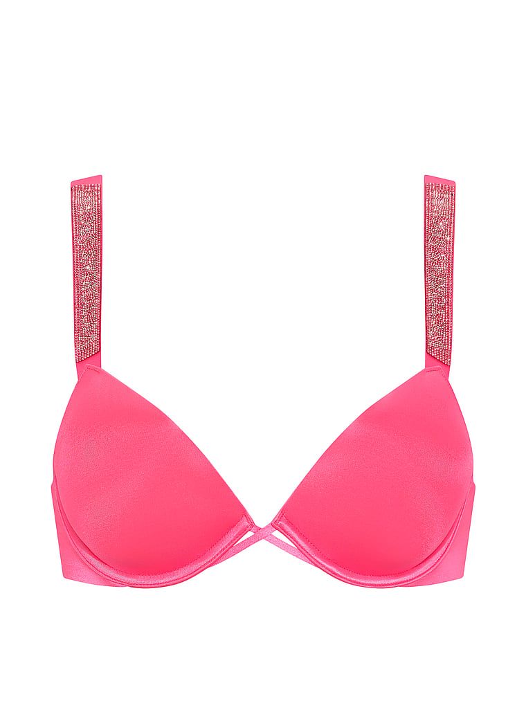Very Sexy Sutien Demi Shine Strap cu căptușeală subțire