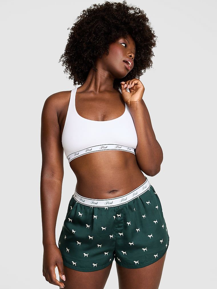 Pantaloni scurți de pijama Silky Sleep Boxy