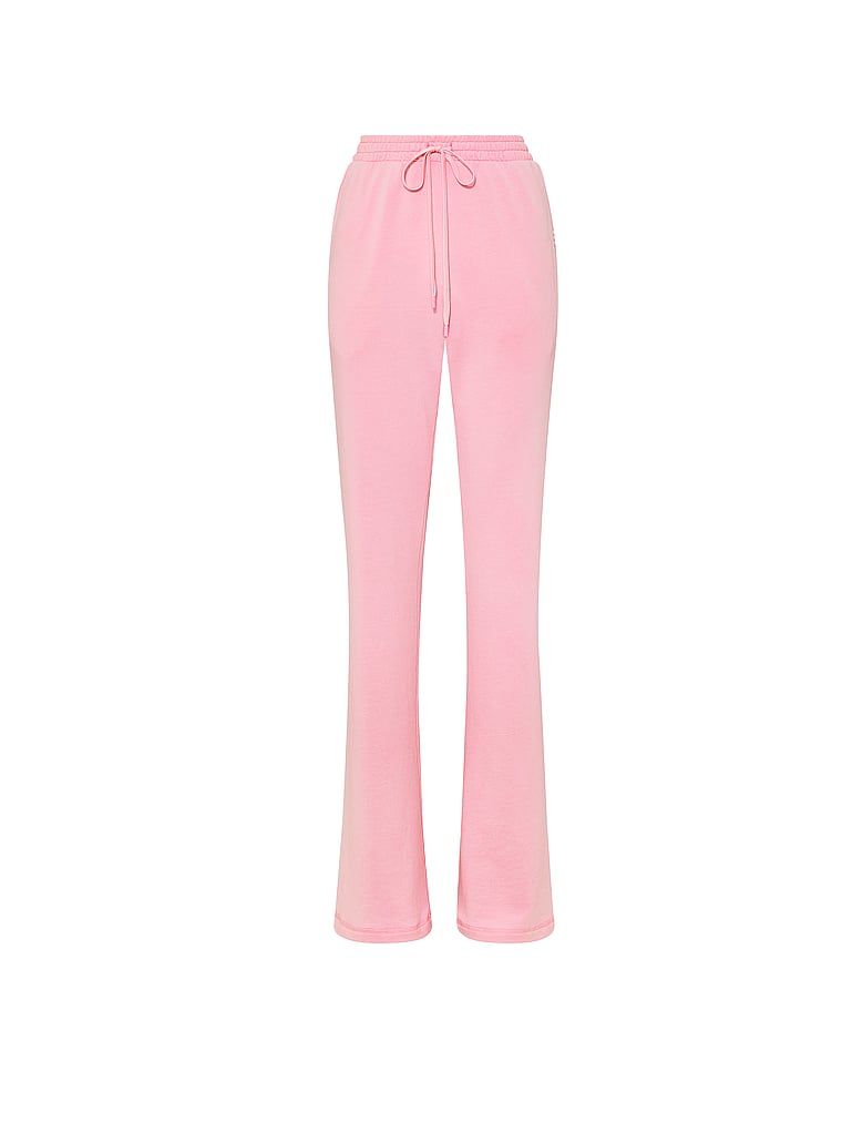 Pantaloni de trening din bumbac Terry-ul preferat. Produsul este roz și provine din colecția Angel Essentials.