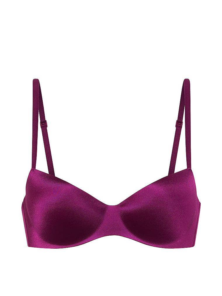 Sutien ușor căptușit cu balconet FlexFactor. Produsul este de culoare mov și provine din colecția Body by Victoria.