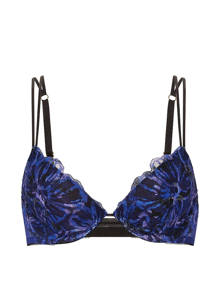 Sutiene ușor căptușit cu paiete Party Floral Demi. Produsul este modelat și provine din colecția Very Sexy.