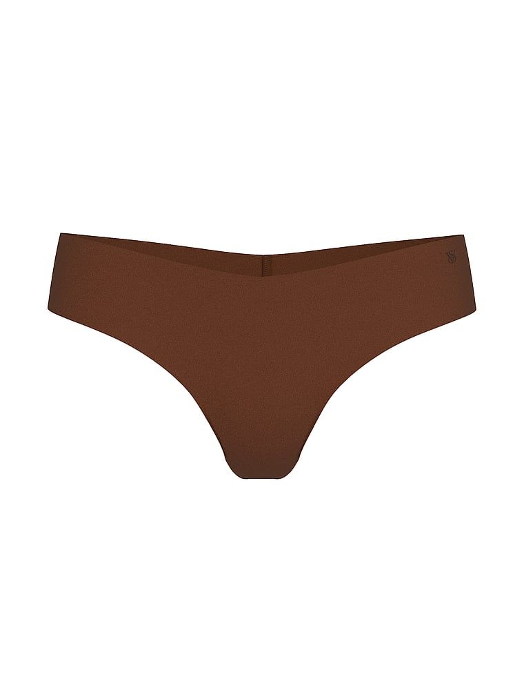 Tanga fără sudură fără prezentare. Produsul este de culoare maro și provine din colecția No-Show.