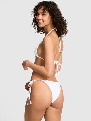 Chiloți Bikini din material cu nervuri Itsy Rosemary