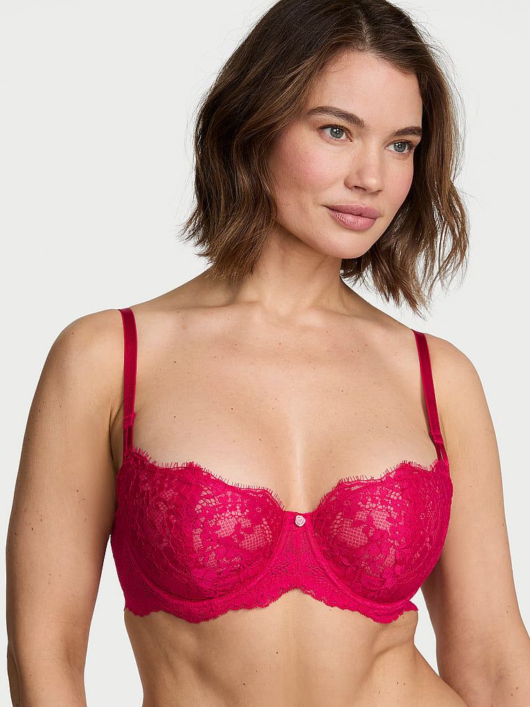Dream Angels Sutien Balconette Wicked din dantelă, fără căptușeală