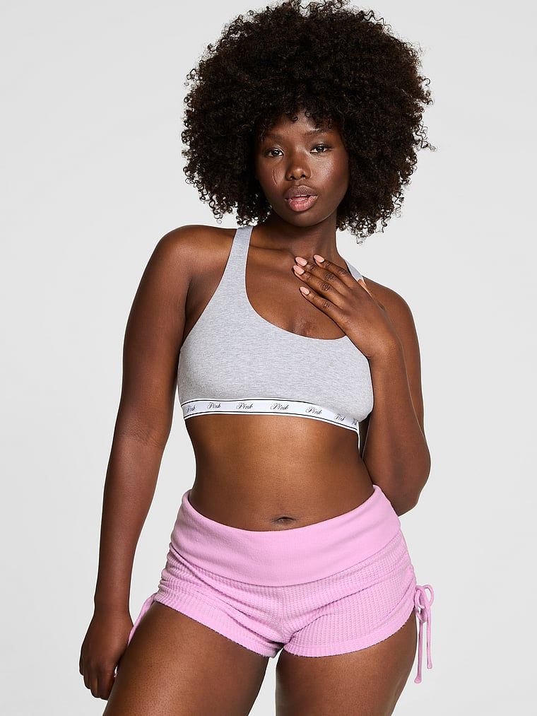 Shorts Wa?e Knit Foldover