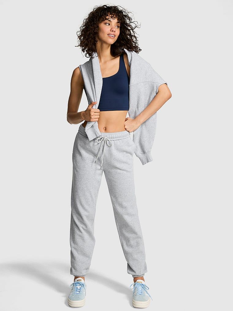 Pantaloni pentru sport Ivy Campus din material fleece