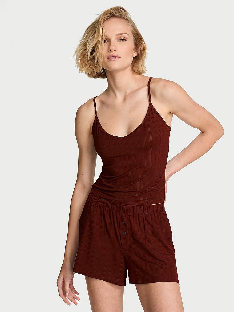 Victoria's Secret SoSoft Set de maiou și pantaloni scurți din modal, ultra fin