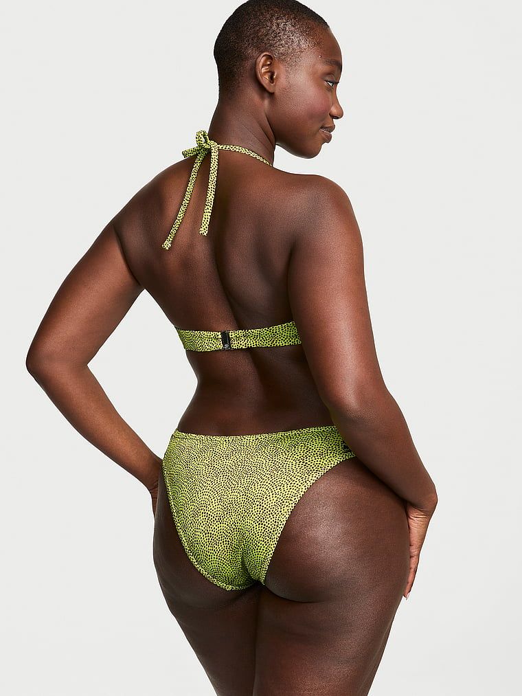 Victoria's Secret Swim Bikini Brazilieni cu ornamente metalice și barete VS Archives