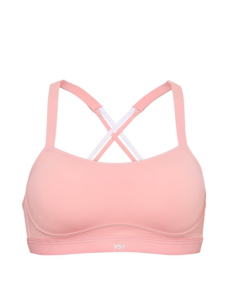VSX Angel Elevate sutien sport. Produsul este roz și provine din colecția VSX.