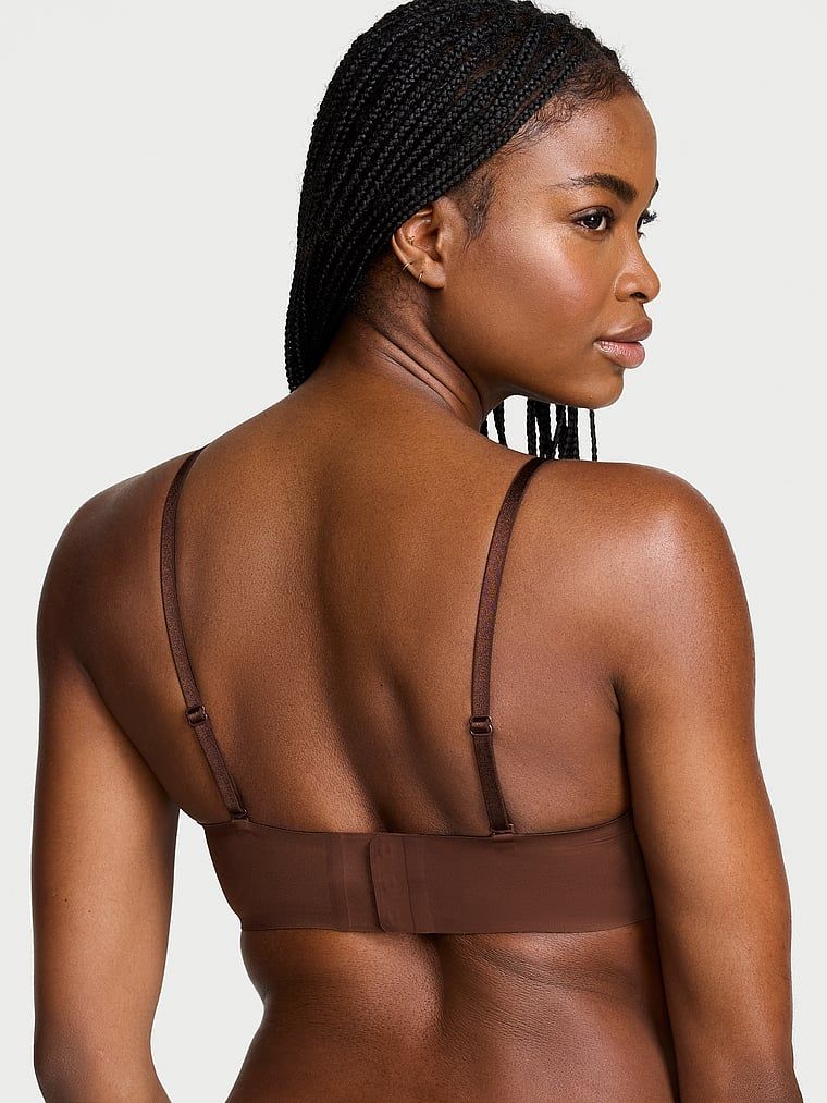 Sweetheart Strapless Strapless Strapless Ușor căptușit. Produsul este de culoare maro și provine din colecția Victoria's Secret Bar.