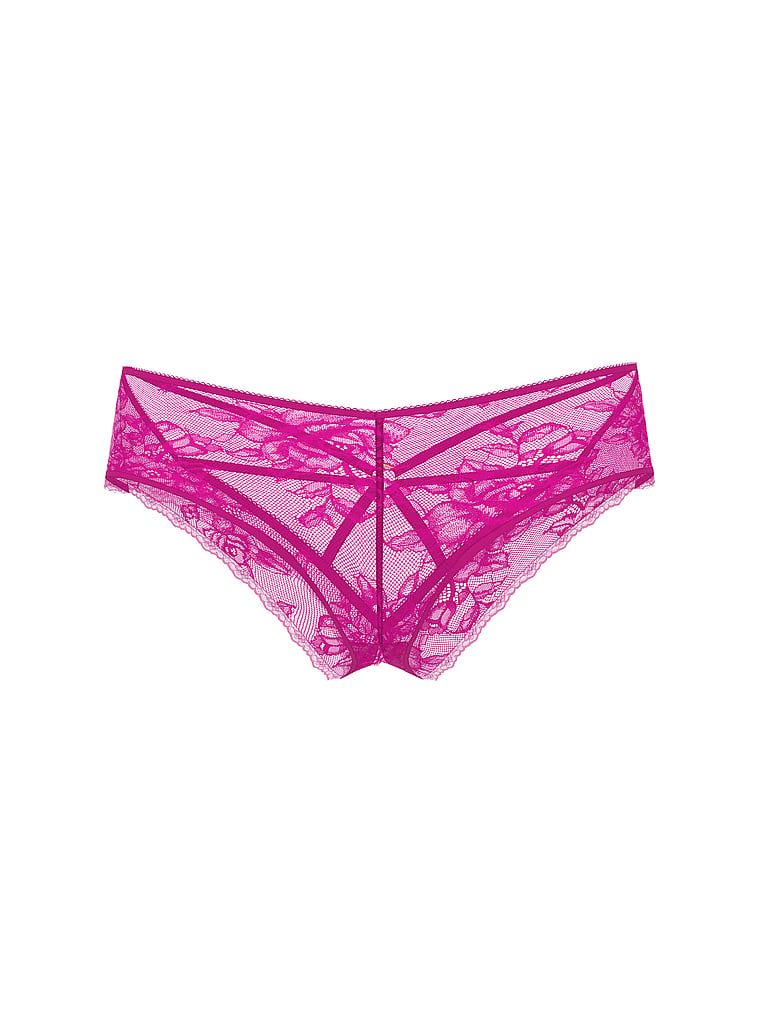 Chiloți cu bretele cu spate deschis. Produsul este de culoare violet și provine din colecția Very Sexy.