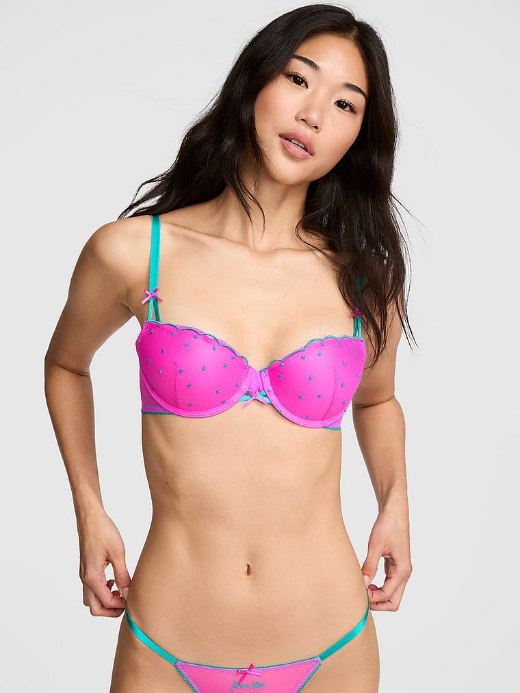 Sutien push-up balconette PINK Wink
