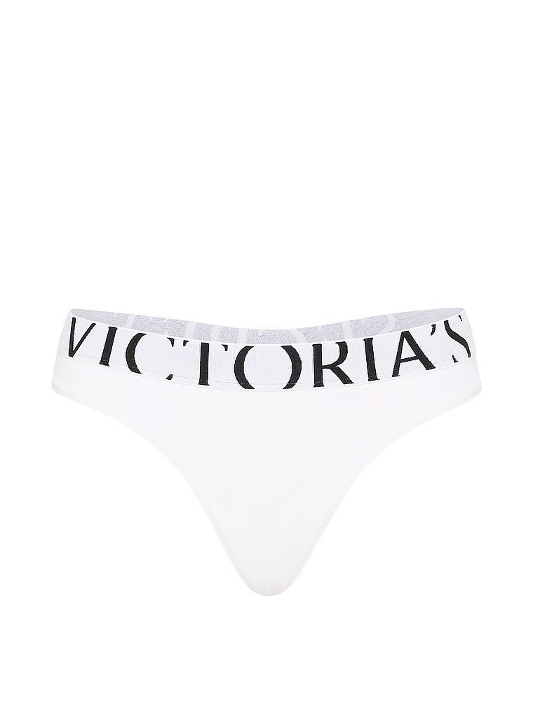 Tanga cu logo-ul Cool. Produsul este de culoare albă și provine din colecția Bumbac.