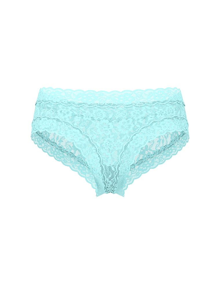 Dantelă Chiloți din dantelă obraznici. Produsul este albastru și provine din colecția Lacie.