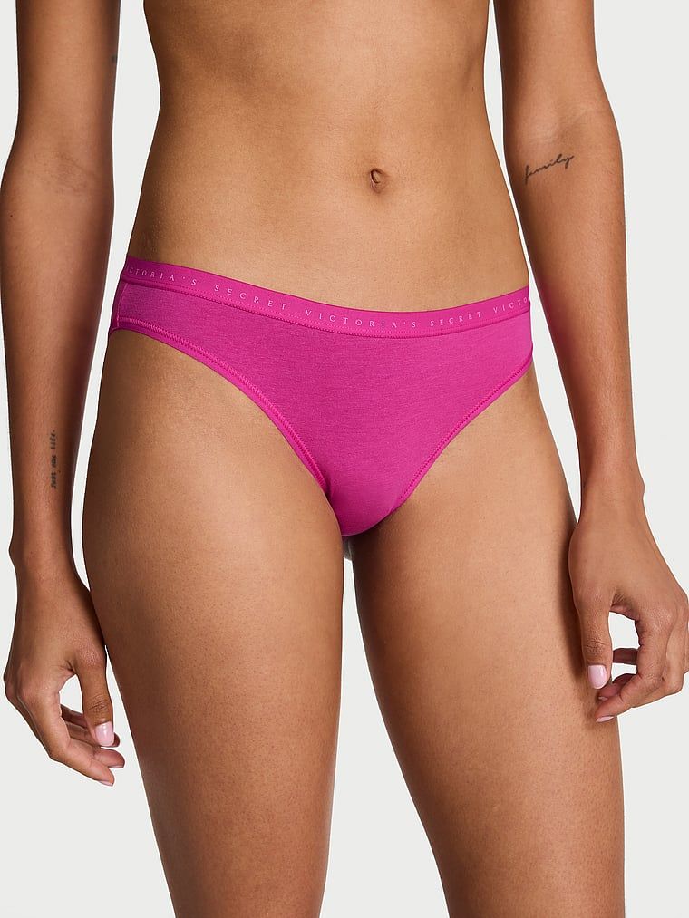 Victoria's Secret Chiloți Bikini din bumbac extensibil