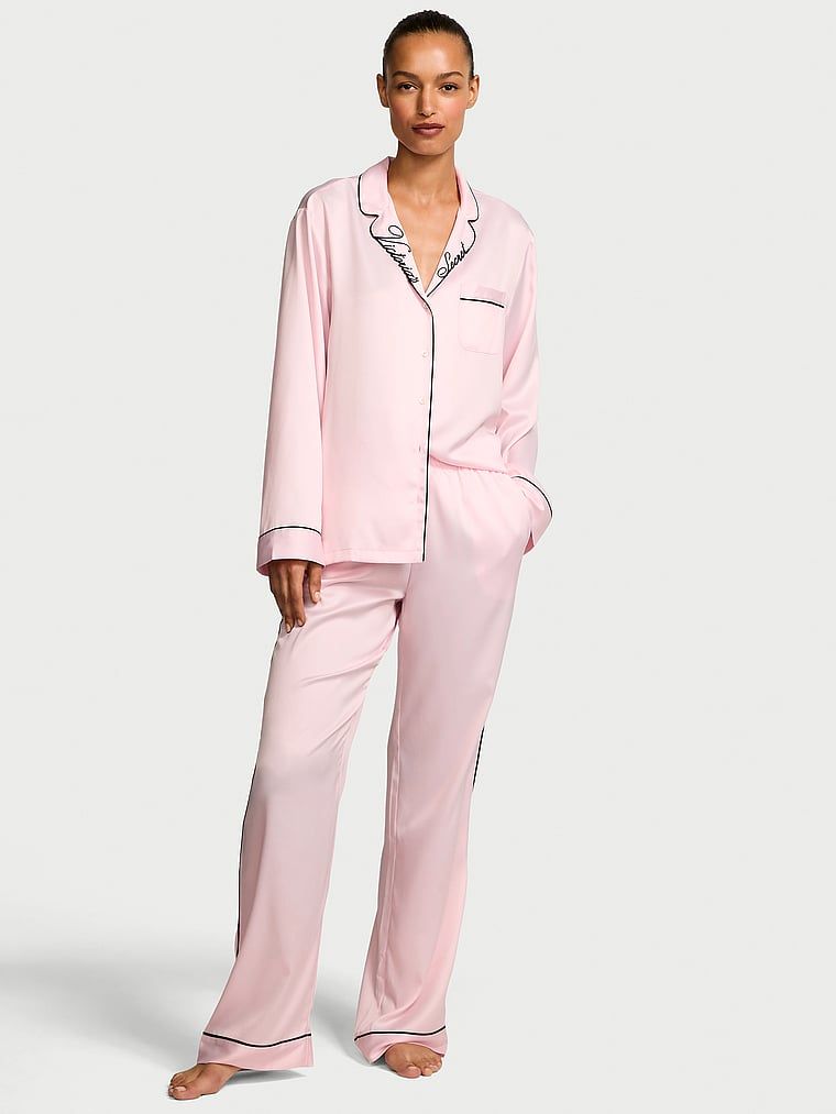 Victorias Secret Set pijama lungă din satin Glazed