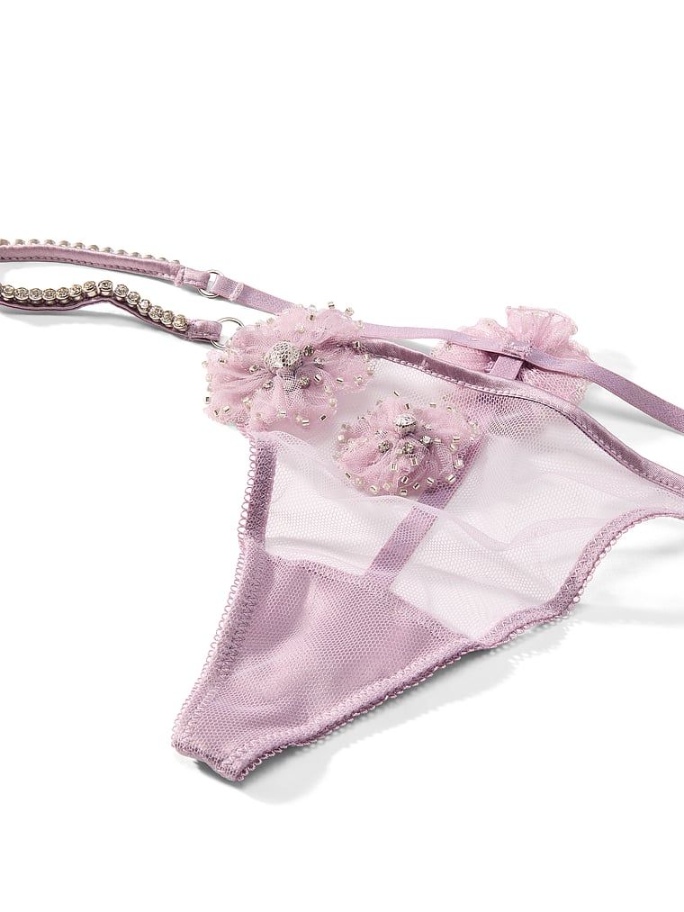 Thongs Atelier Ethereal. Produsul este roz și provine din colecția Dream Angels.