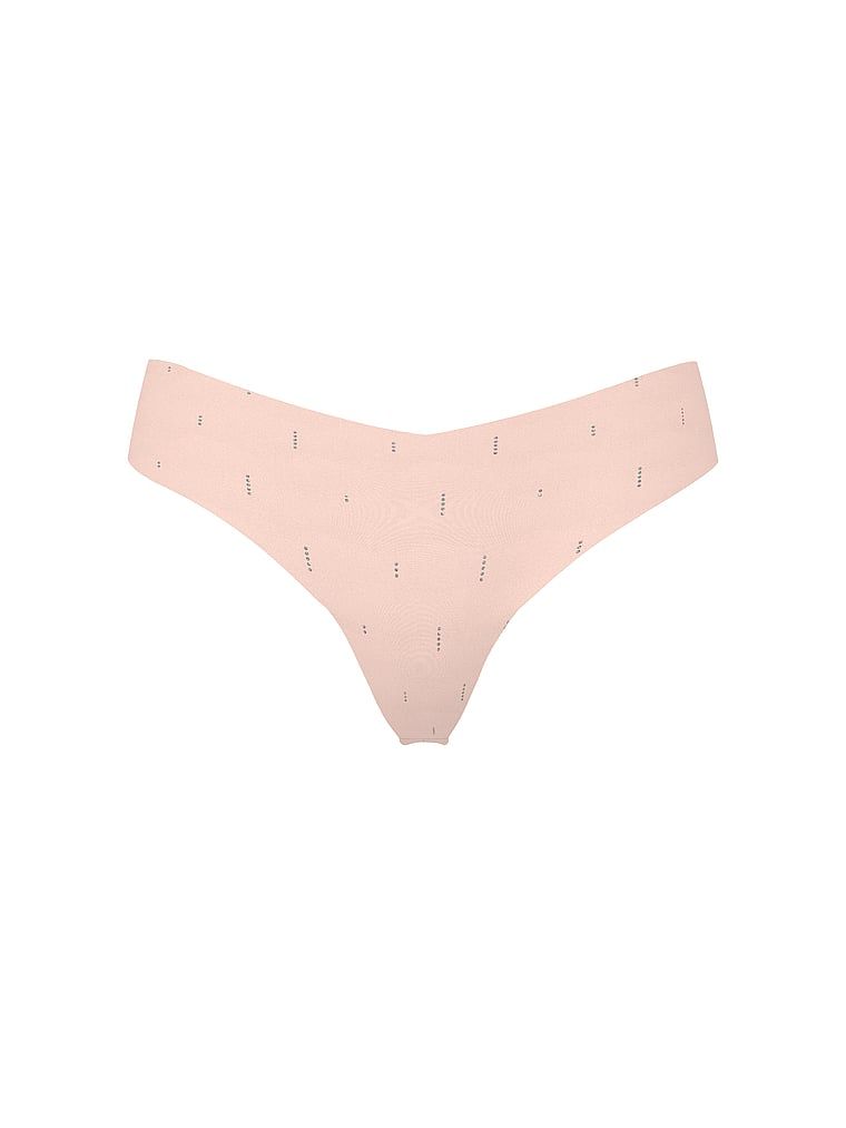 Tanga fără cusături No-Show Sparkle. Produsul este de culoare roz și provine din colecția No-Show.