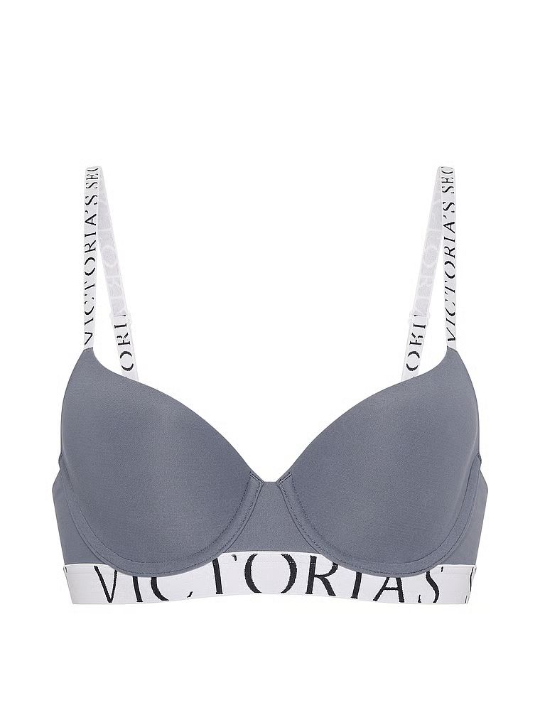 CoolBra Demi ușor căptușit. Produsul este de culoare gri și provine din colecția de tricouri.