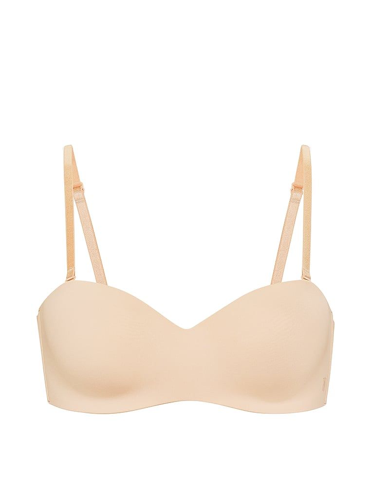 Sweetheart Strapless Strapless Strapless Ușor căptușit. Produsul este de culoare bej și provine din colecția Invisible by Victoria's Secret.