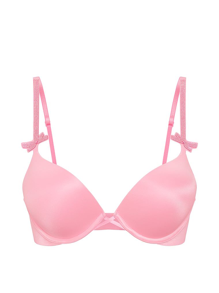 Sutien măritor push-up 2 mărimi Bombshell Shine Bow. Produsul este roz și provine din colecția Very Sexy.