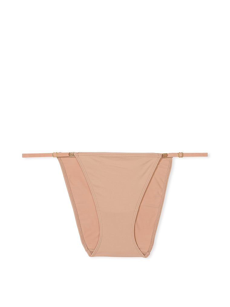 Chiloți cu bretele reglabile pentru bikini. Produsul este bej și provine din colecția Dream Angels.