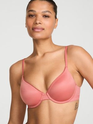Body by Victoria Sutien cu acoperire totală, margini din dantelă și căptușeală subțire