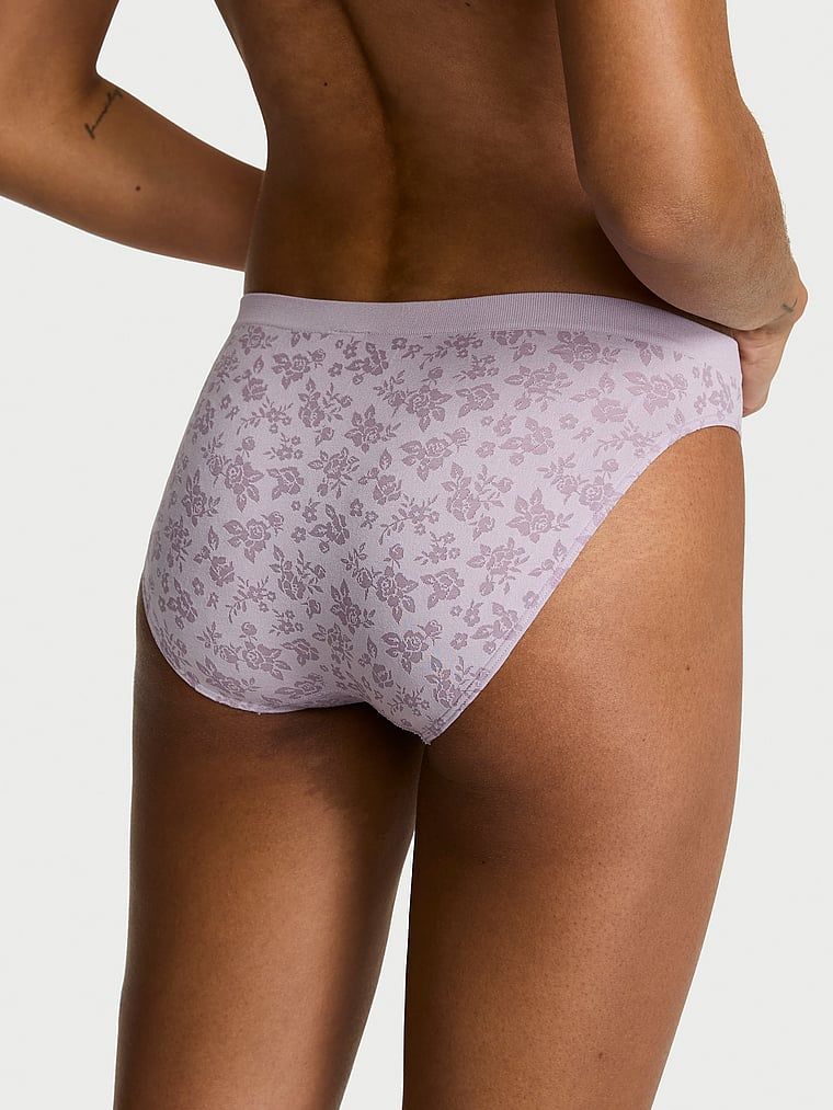 Chiloți de bikini florali fără cusături. Produsul are o culoare florală și provine din colecția Seamless (Seamless Collection).