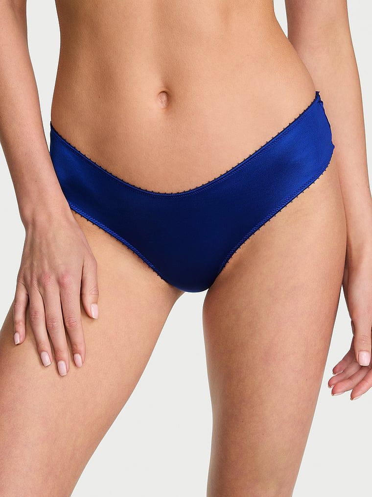 Chiloți cu centură pe spatele Ring Hardware Cheeky. Produsul este de culoare albastră și provine din colecția Very Sexy.